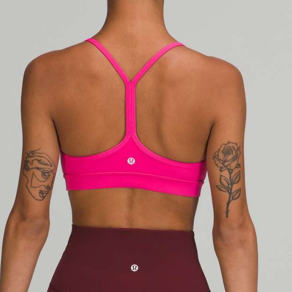 Lululemon Flow Y Nulu Bra *Light Support, A–C Cups Sonic Pink | 6